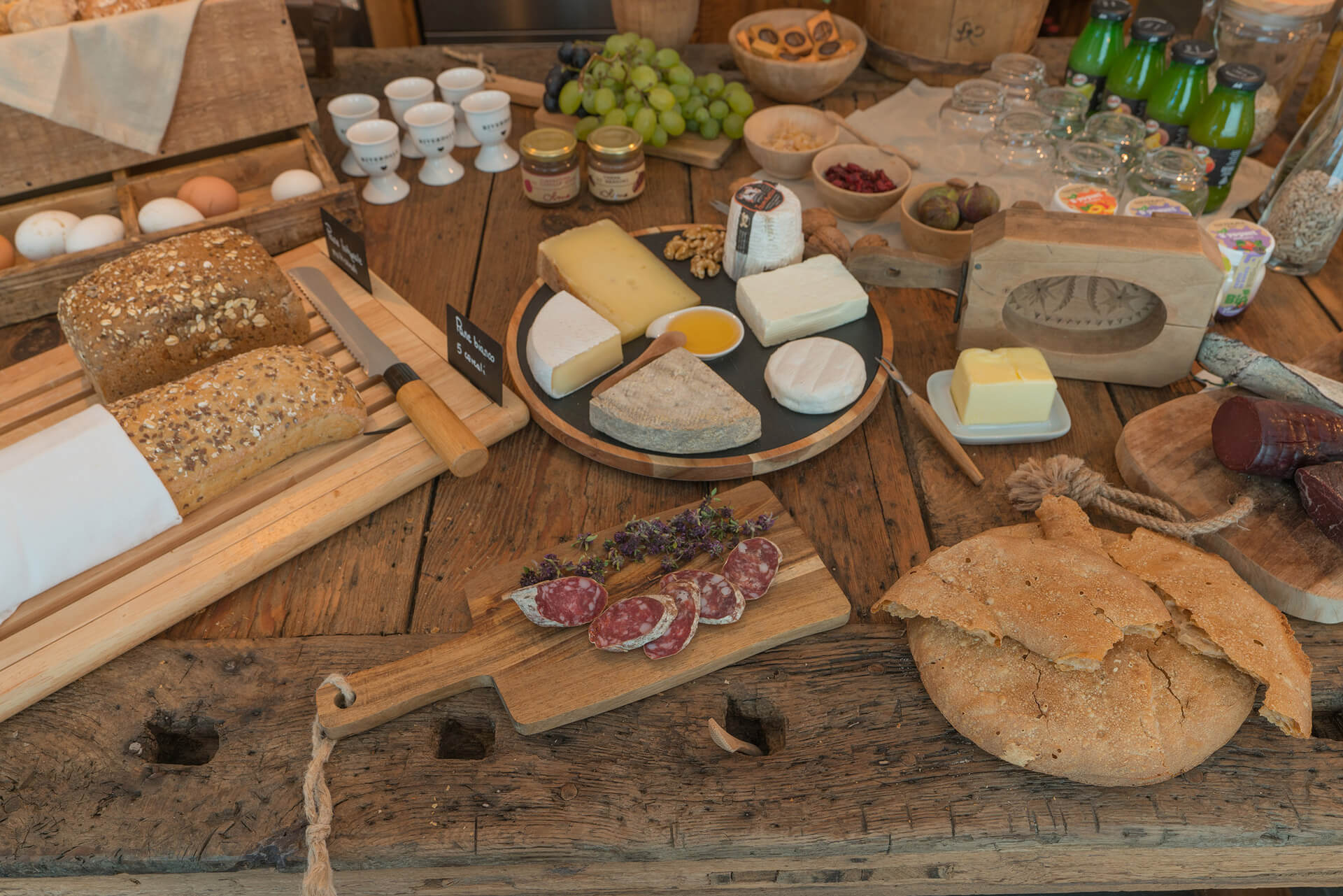 colazione salata al Baitin a Santa Caterina Valfurva