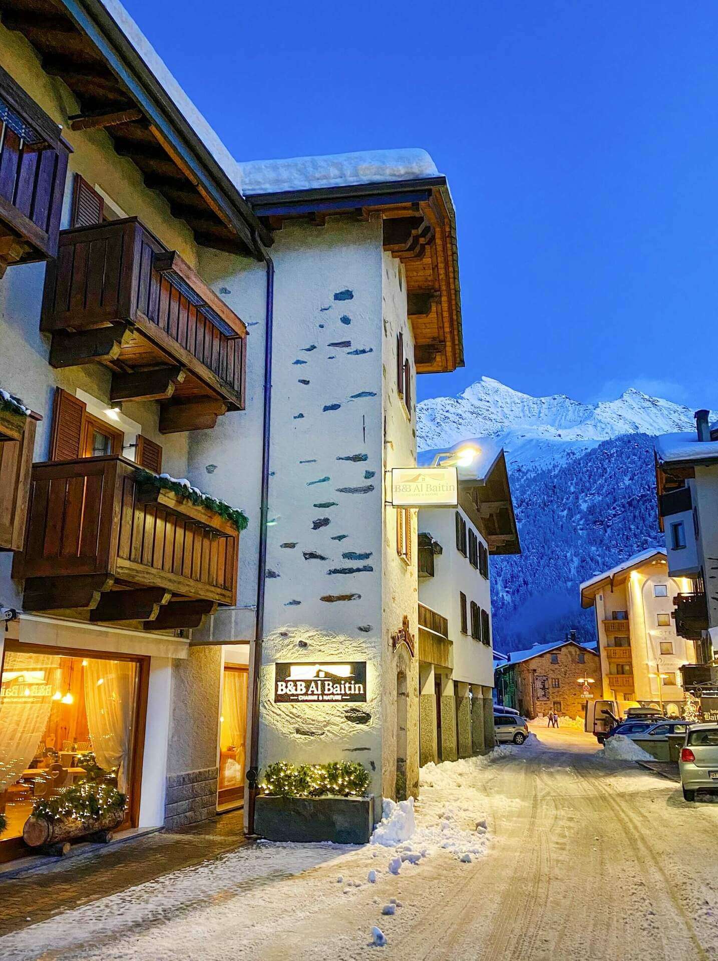 esterno struttura de Al Baitin a santa caterina valfurva
