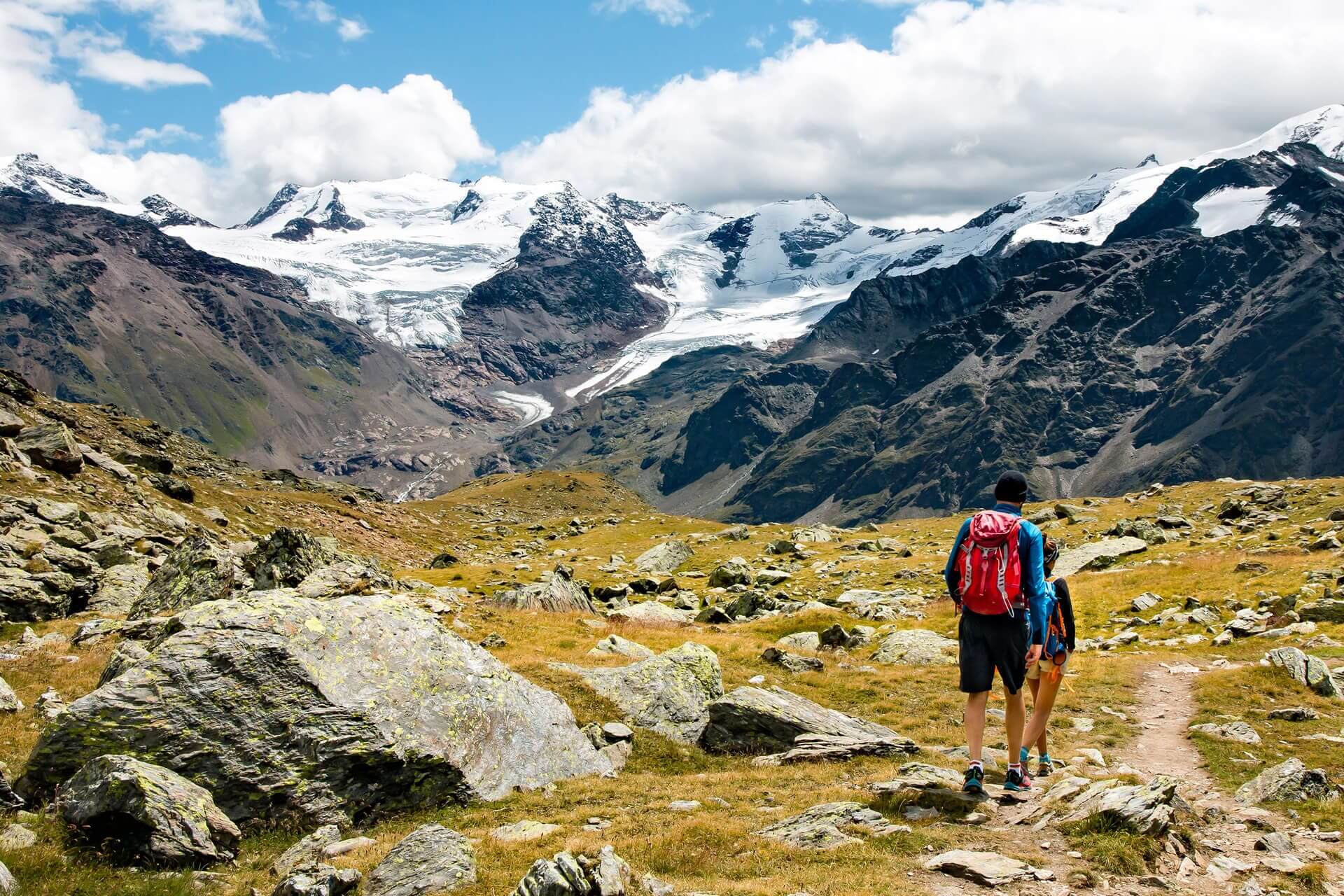 percorso trekking e alpinismo in alta valtellina
